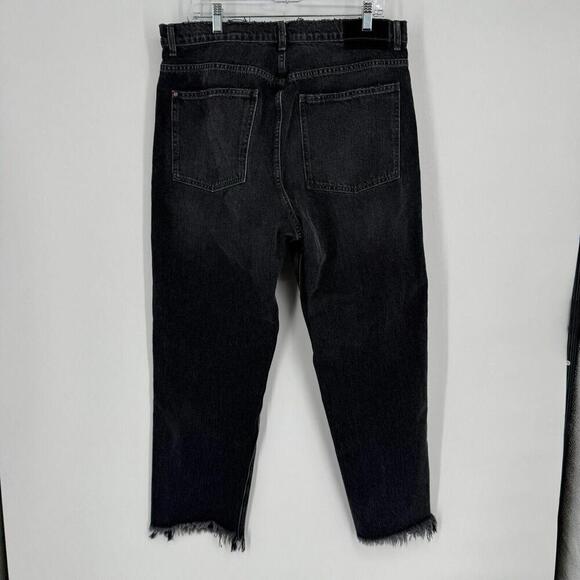 The Great jeans womens 31 black slouch taper high rise baggy loose relaxed work - Picture 9 of 9